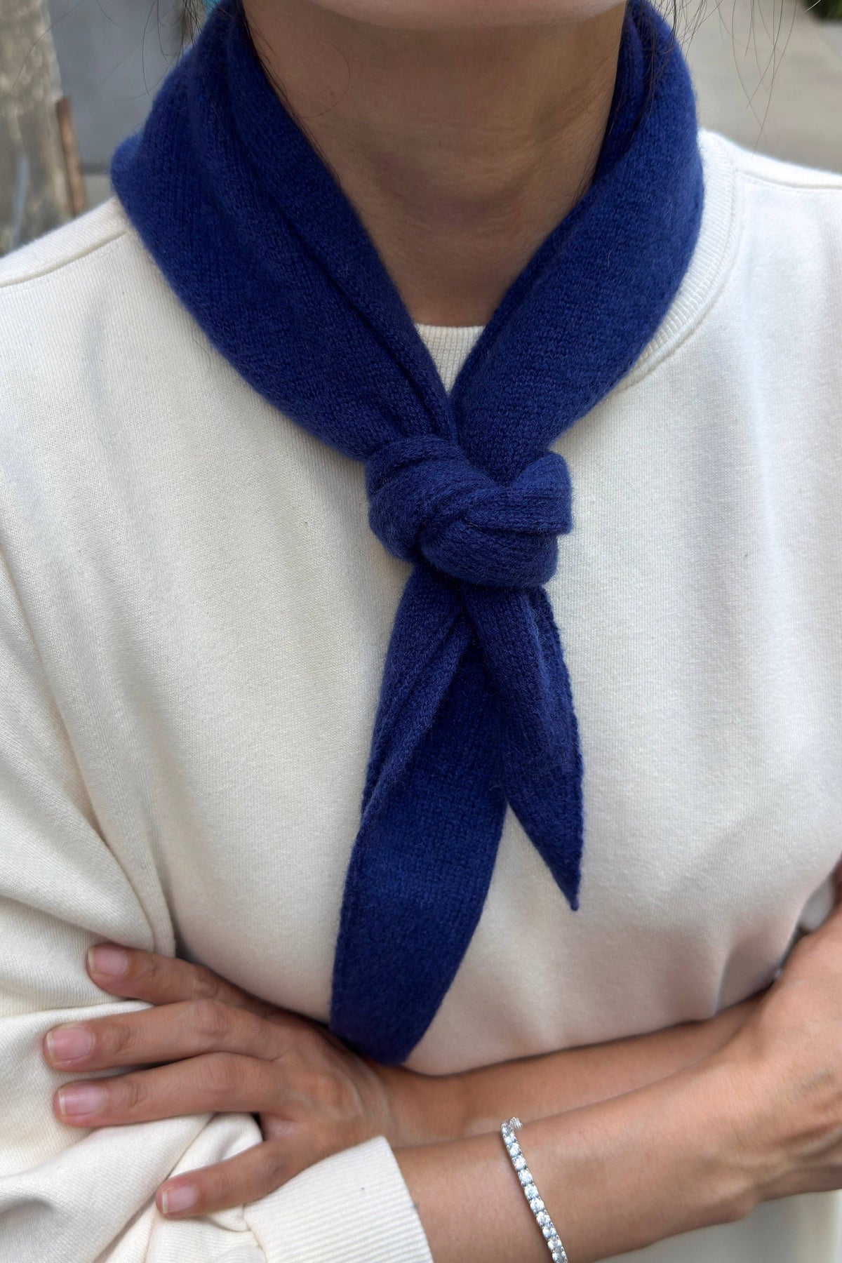 Cashmere Bandana - Navy