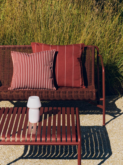 Terrazza Cushion 50x50 - Terracotta Bold Stripe