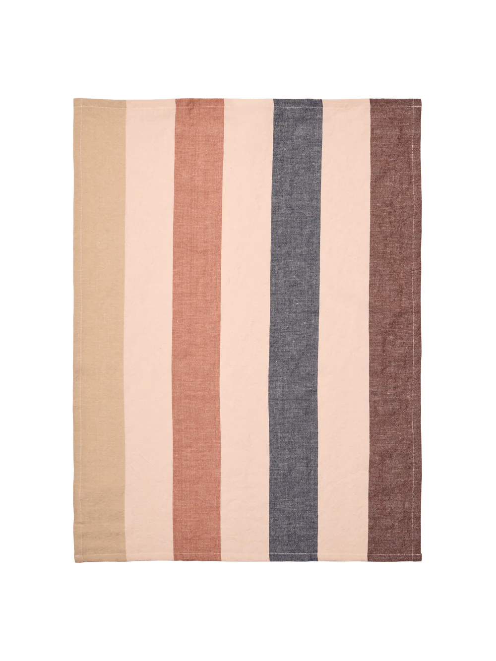 Hale Tea Towel: Cashmere/ Mocha/ Indigo