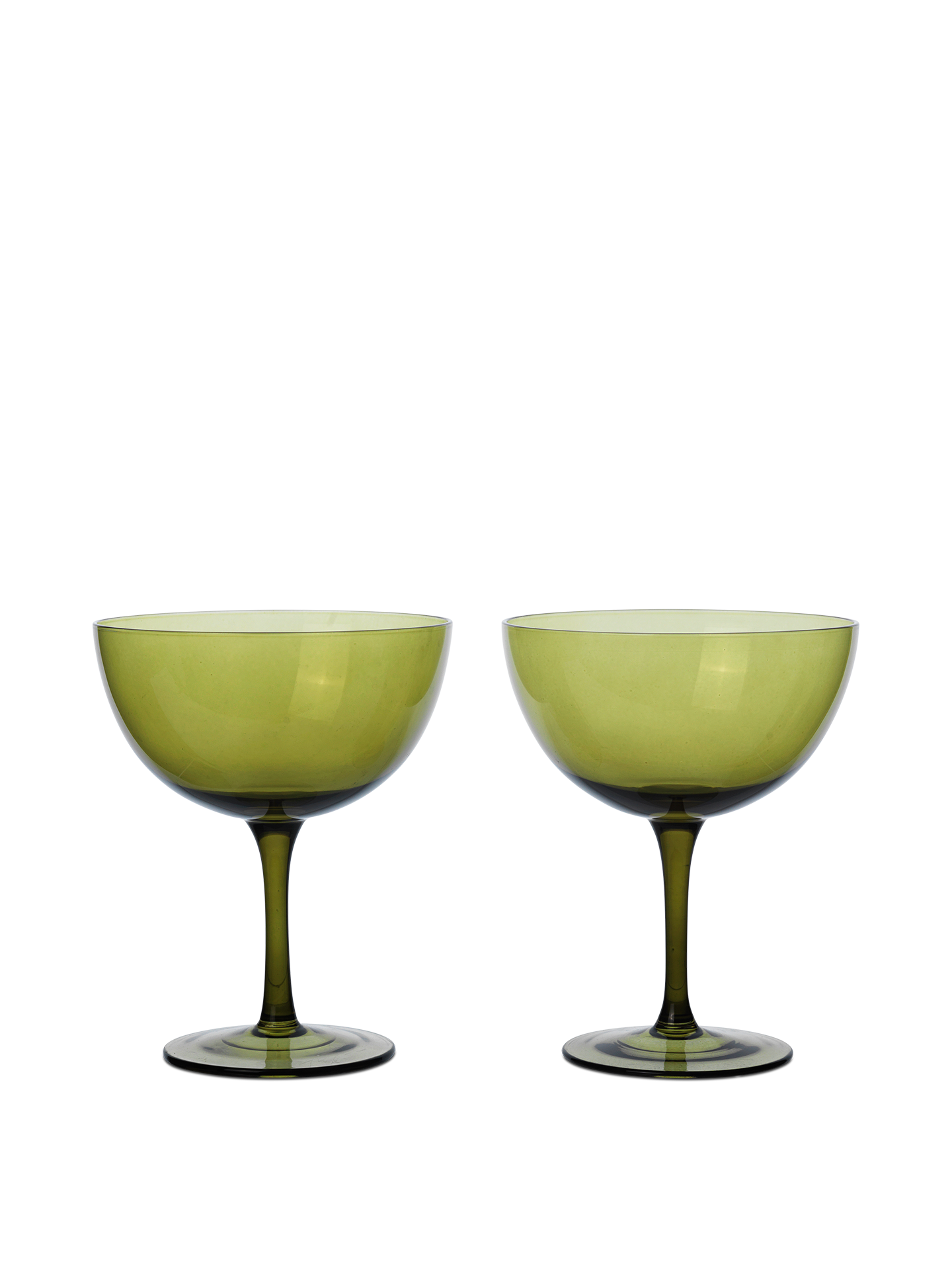 Host Cocktail Glasses Set Of 2 Moss