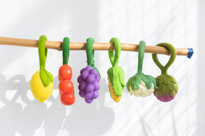 Lemon Rattle Toy - Natural Rubber Baby Rattle Oli&Carol