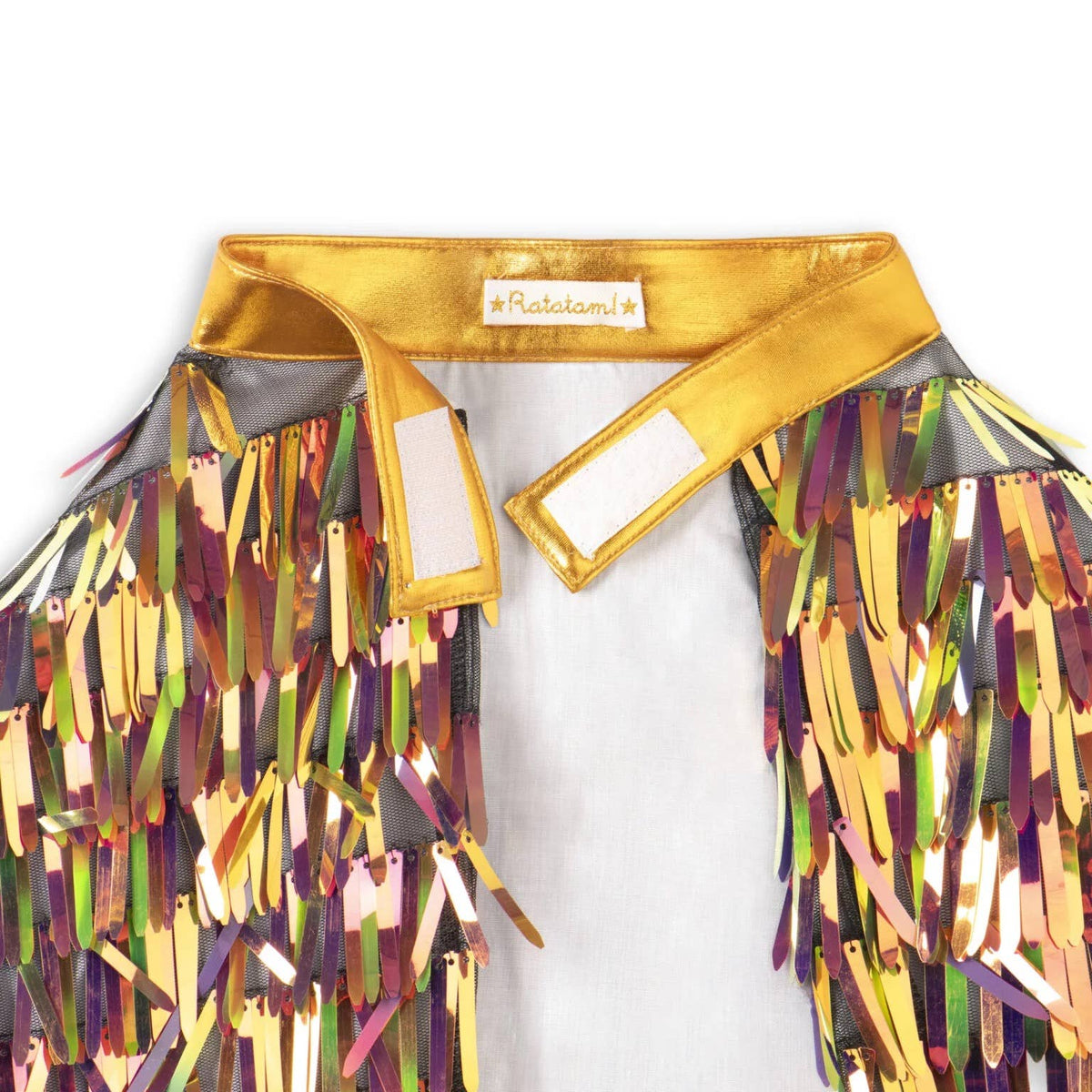 Holographic cape: Gold