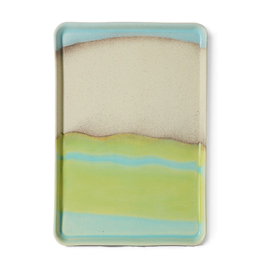 70’s Ceramics: Large Tray Glint
