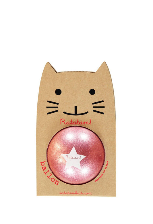 Pink glitter balloon 15 cm