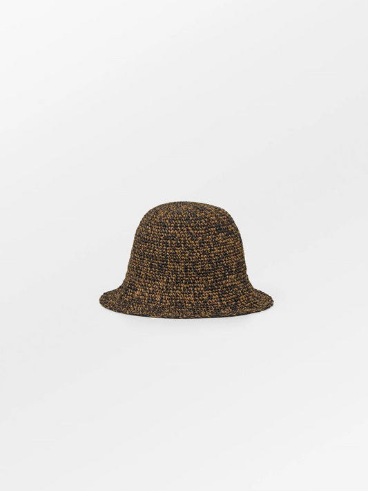 Florio Saverina Straw Hat - Black