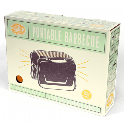 Portable suitcase BBQ - Burnt orange