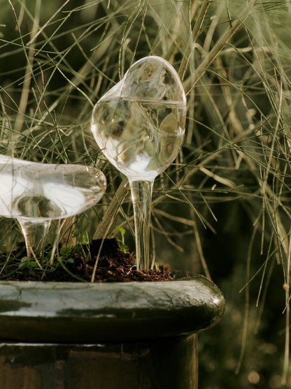 Mercury Water  Globes Set of 2 - Clear