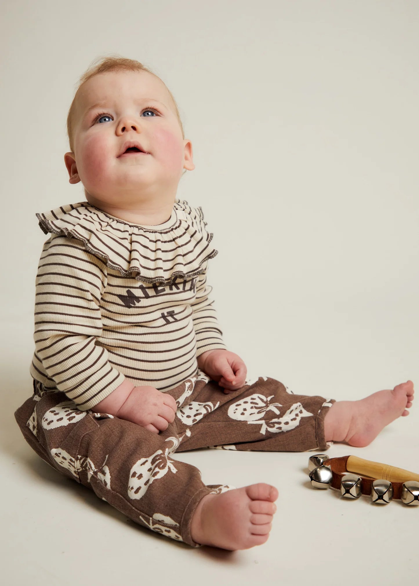 Milking it Coco Stripe Bodysuit