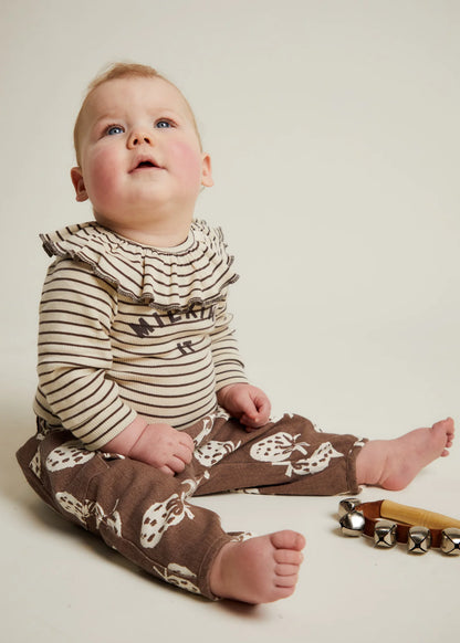 Milking it Coco Stripe Bodysuit
