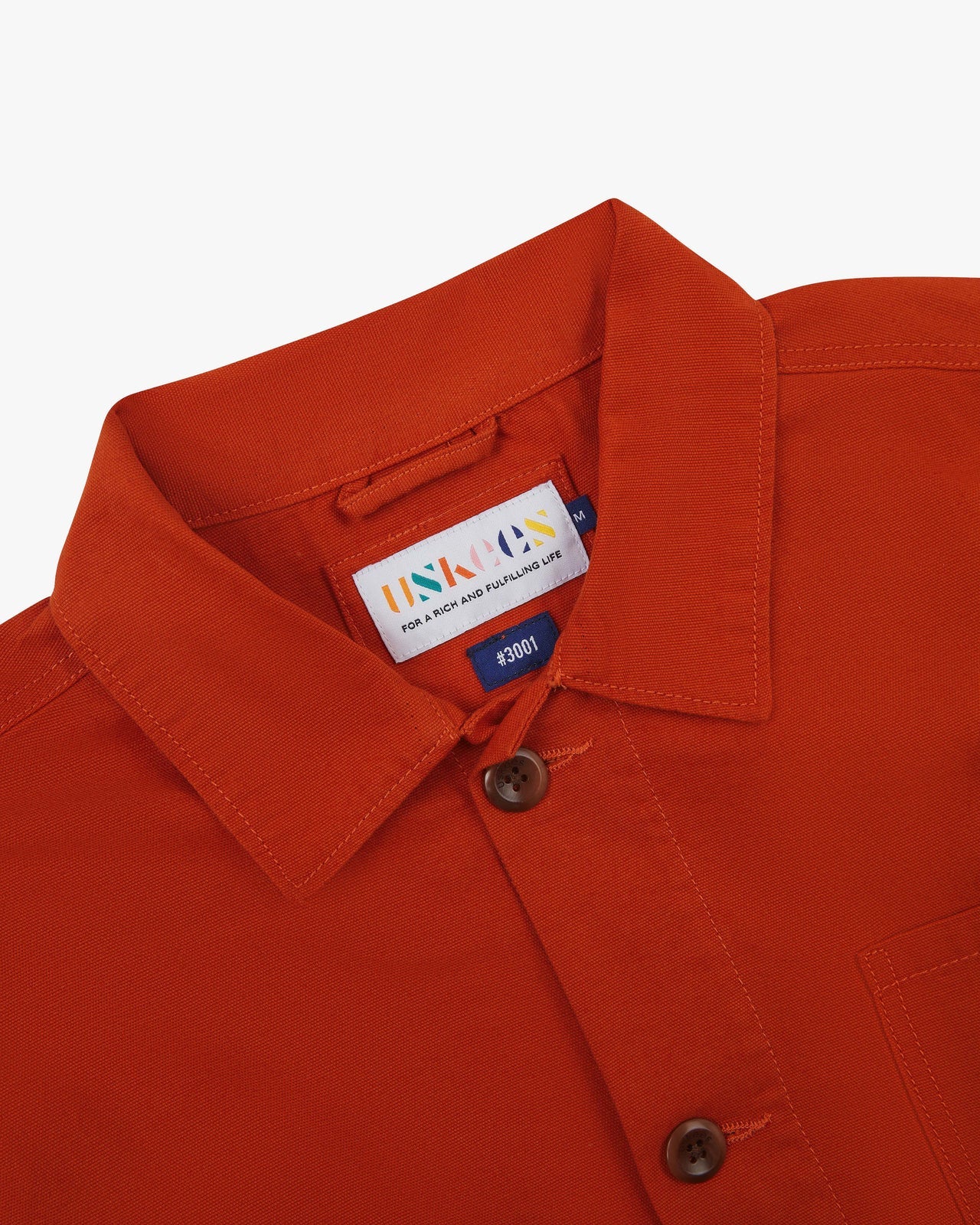 Buttoned Overshirt - Rust