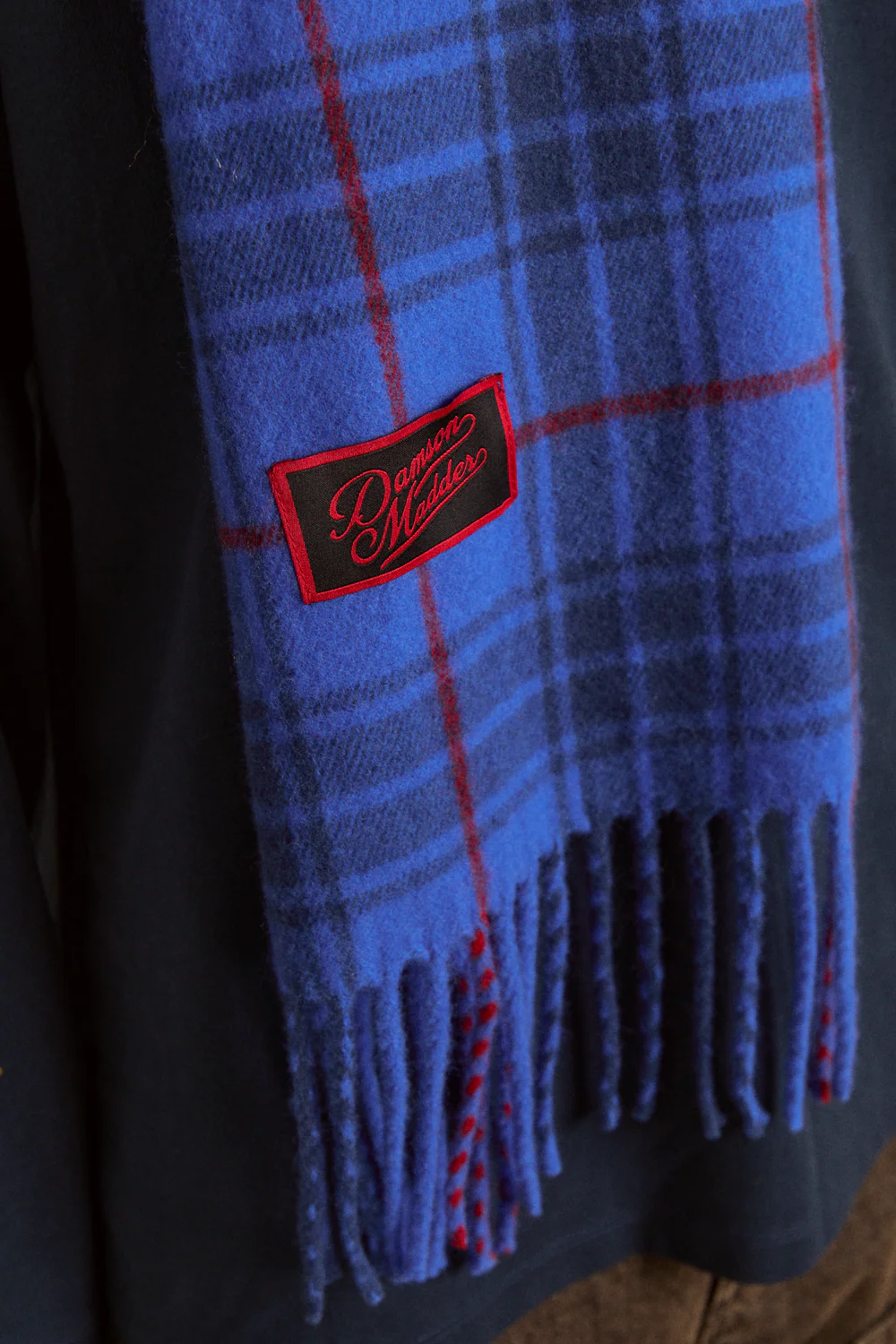 Wool Scarf - Tartan Check