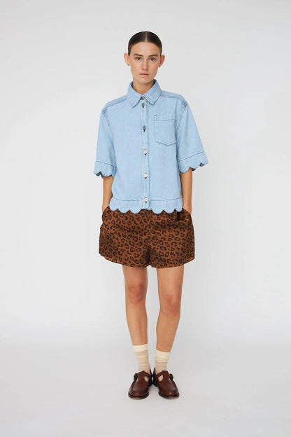 Soft Denim Shirt - Light Blue