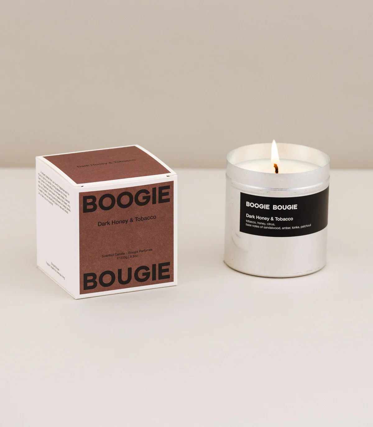 Dark Honey & Tobacco Scented Candle