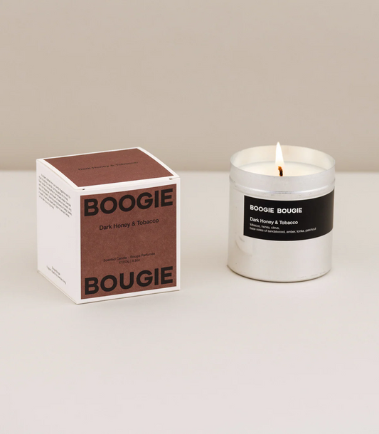 Dark Honey & Tobacco Scented Candle
