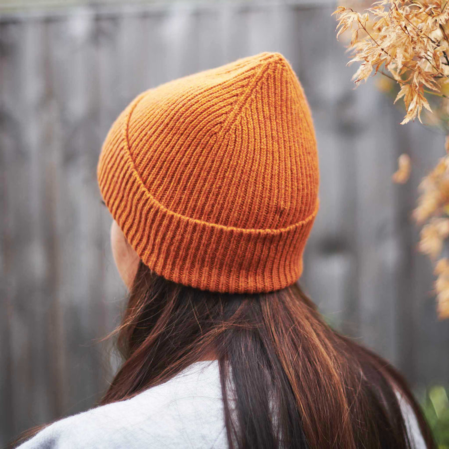 Lambswool Beanie - Rust