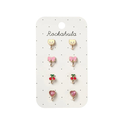 Cute Kittens Clip On Earrings