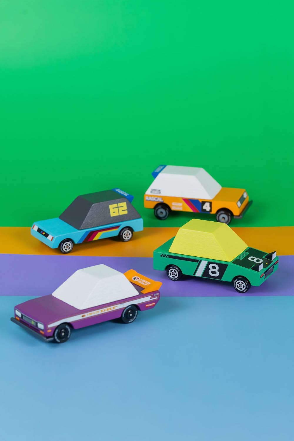 Tokyo Heat 4-Pack - Candycar TOONS Diecast Race Cars