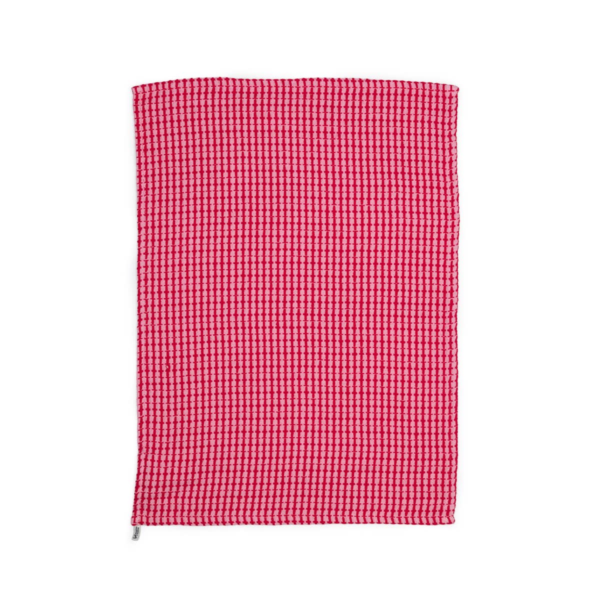 Recycled Materials Tea Towel 2 Pack:  Pink