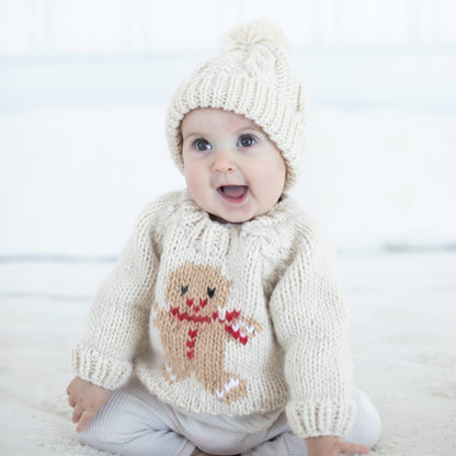Gingerbread Sweater for Baby & Toddler: 6-12 months