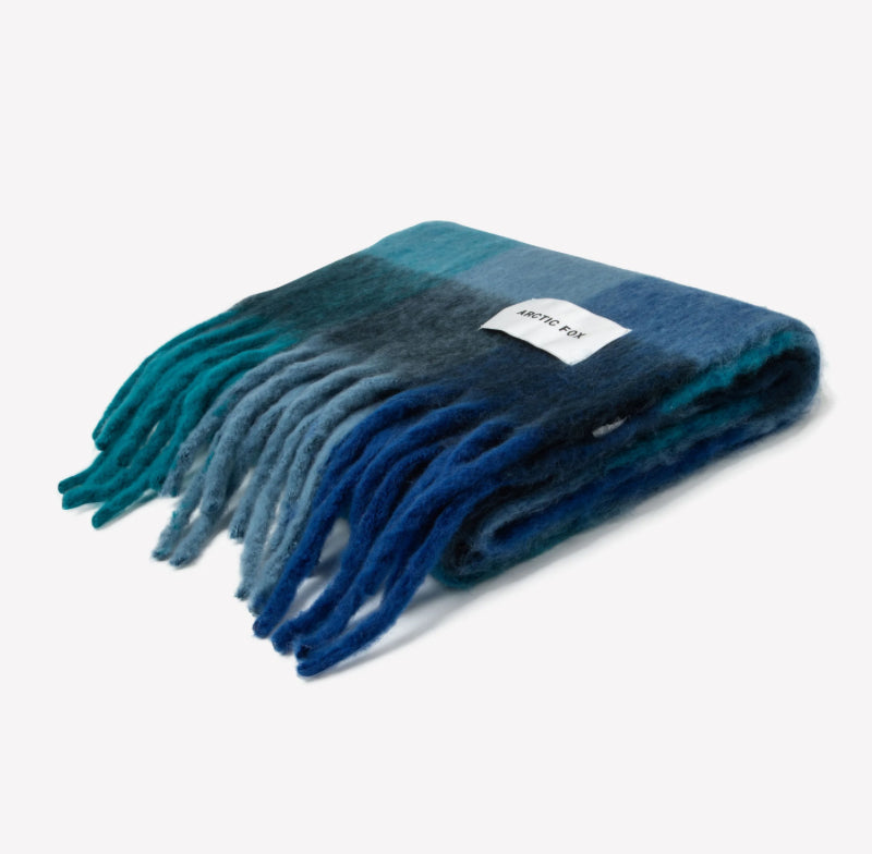 The Reykjavik Scarf - Blue Check