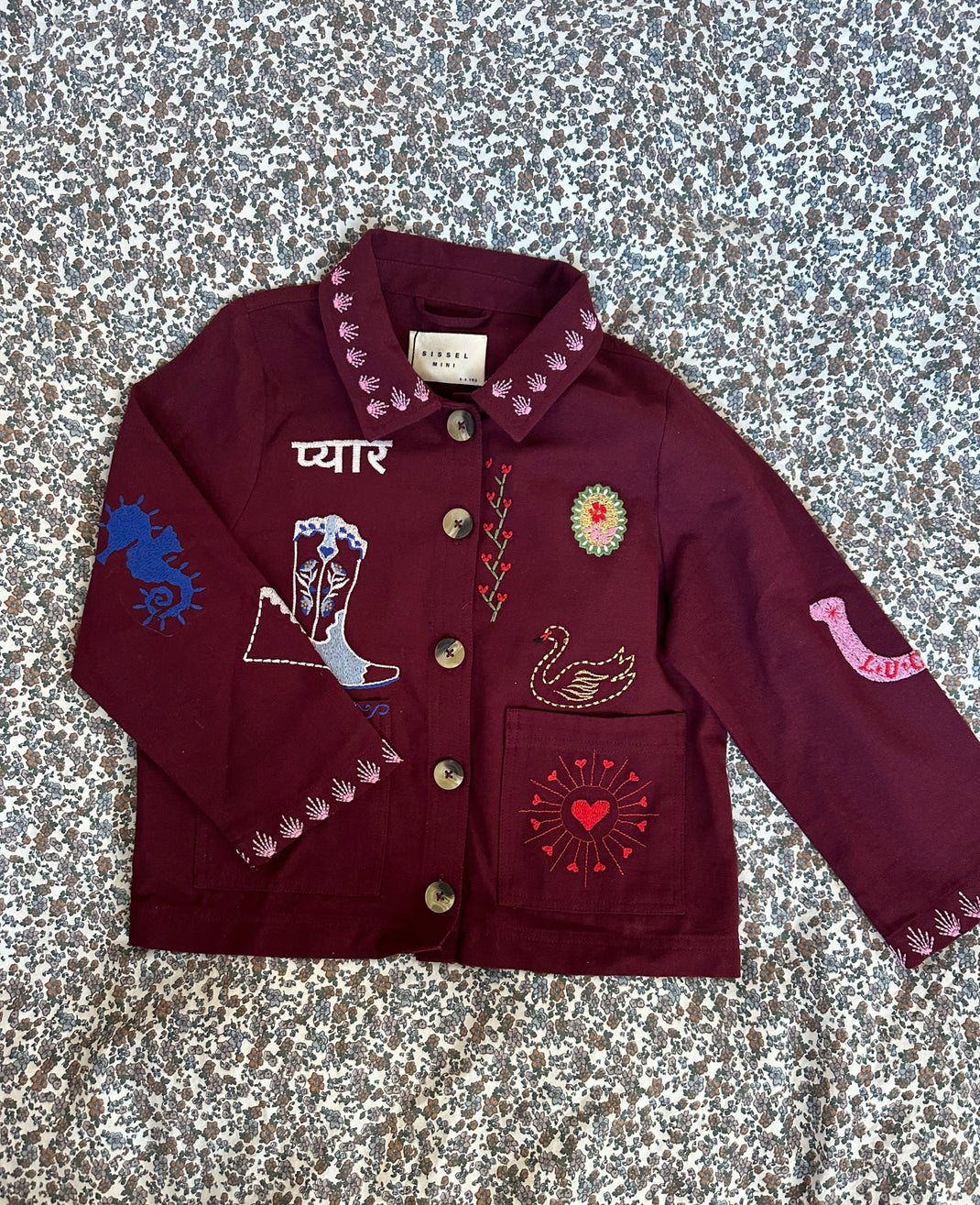 My Mini Jacket - Burgundy