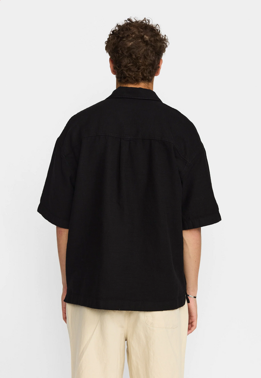 Oversize Short-sleeved shirt - Black