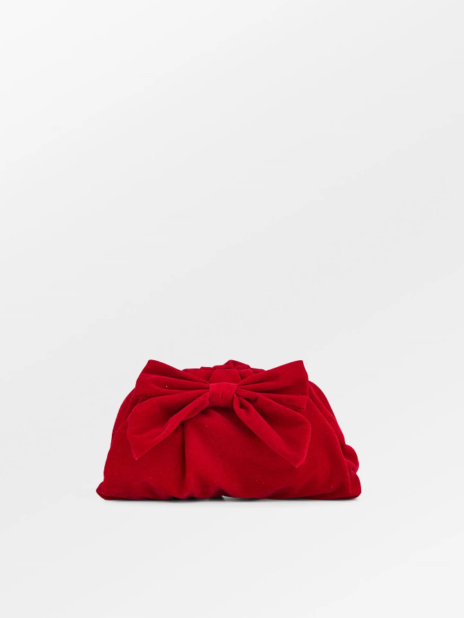 Velvet Bonita Bag- Savvy Red