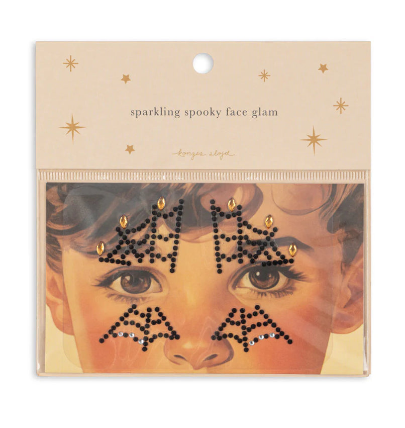 Sparkling Spooky Face Gems