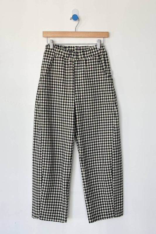 Arc Pants - Black Gingham