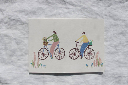 Off on a Bike ride card