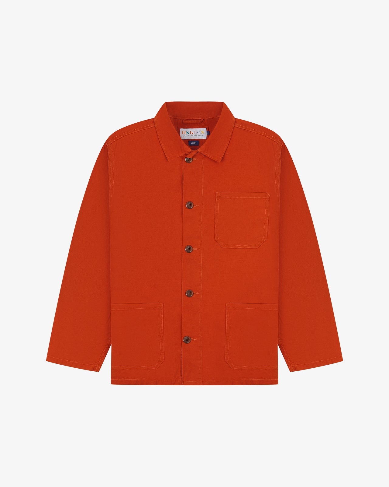 Buttoned Overshirt - Rust