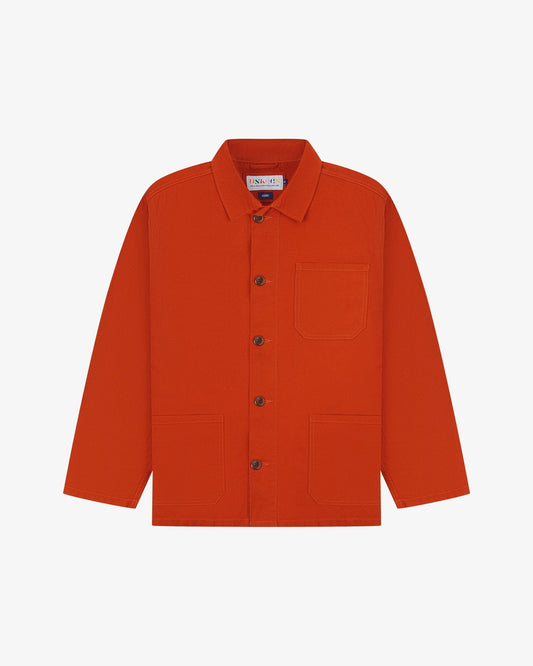 Buttoned Overshirt - Rust
