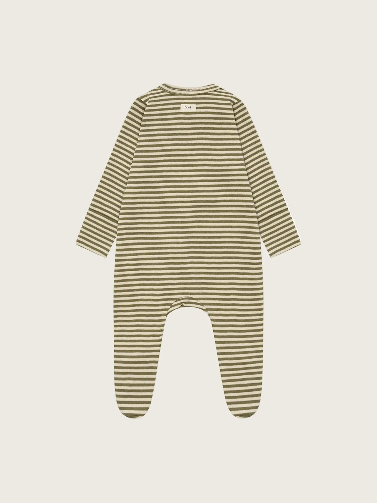 Fern Stripes Zip Sleepsuit