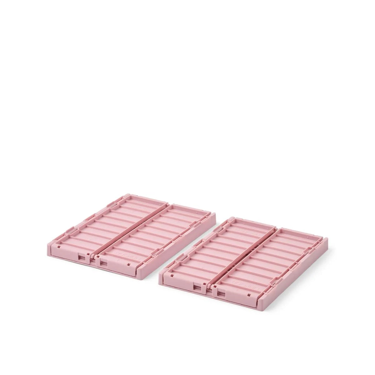 Weston Pack Of 2 Small Storage Box - Rose Blush