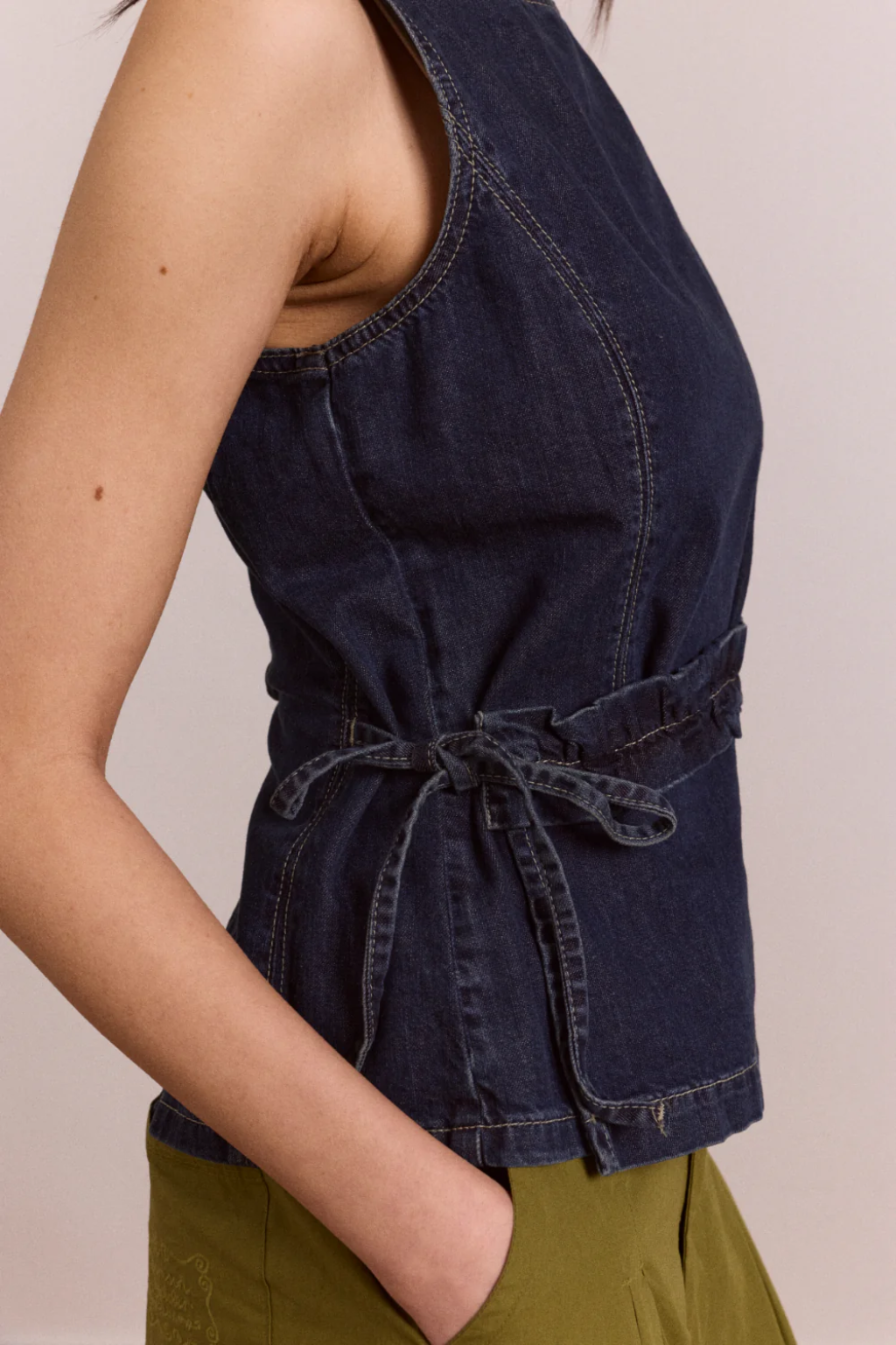 Maxine Top - Dark Indigo