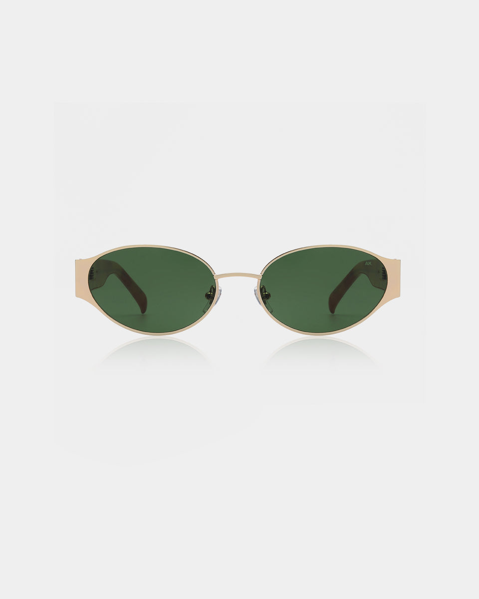 Bella Sunglasses - Gold Burnt Amber