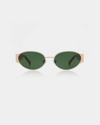Bella Sunglasses - Gold Burnt Amber