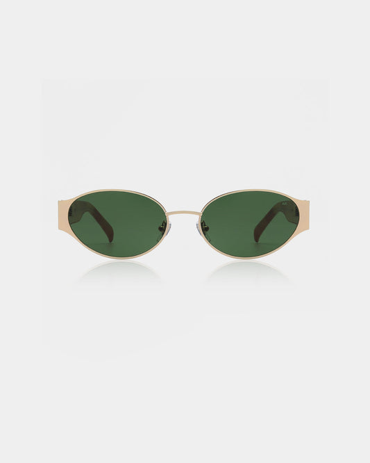 Bella Sunglasses - Gold Burnt Amber