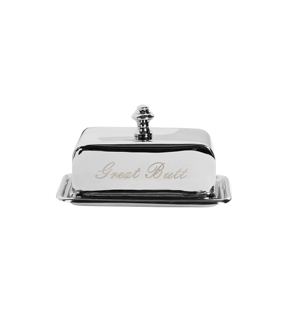 Great Butt - Silver Butter Dish