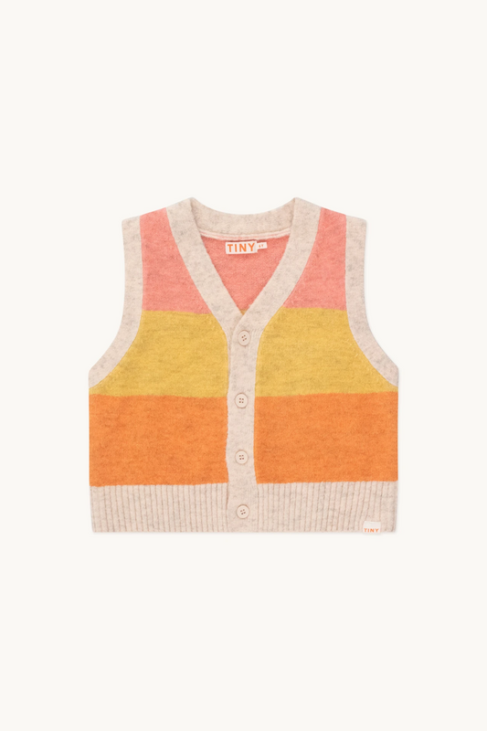 Colour Block Tiny Vest