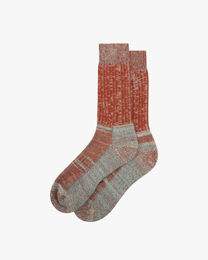 Colour Fuzz Socks - Alpine Brown