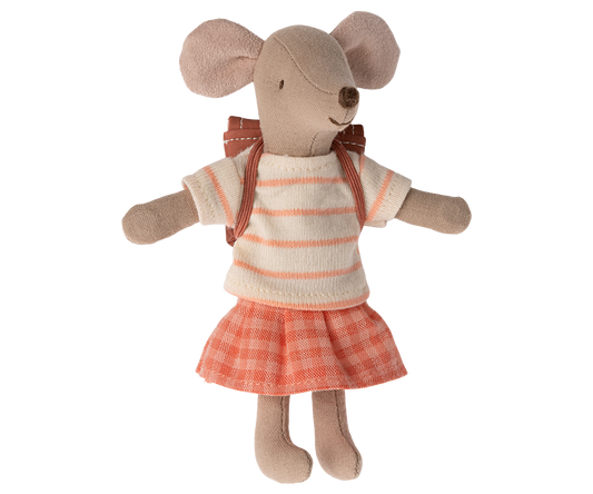 Tricycle Mouse Big Sister Mouse - Coral