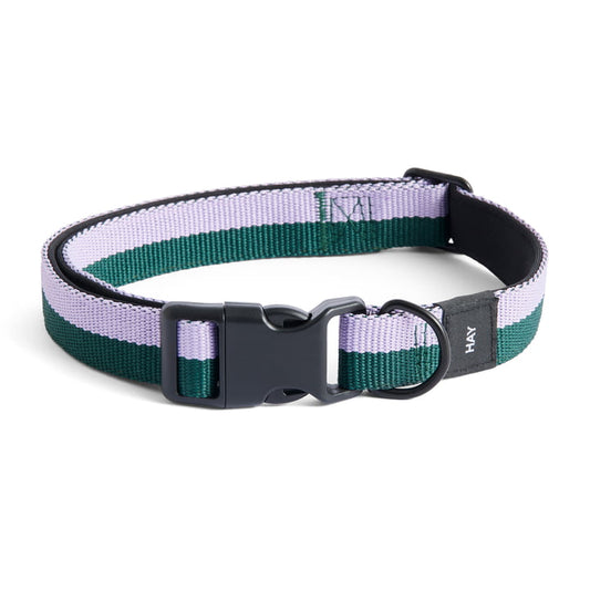 Dog Collar - Lavender/Green