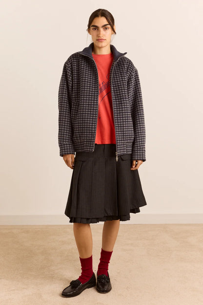 Pixie Wool Bomber - Willow Gingham