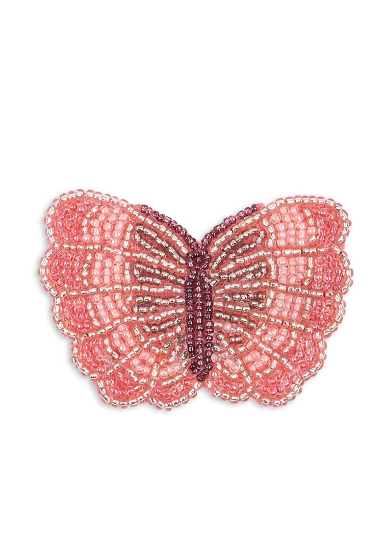 Butterfly Beaded Hair Clip