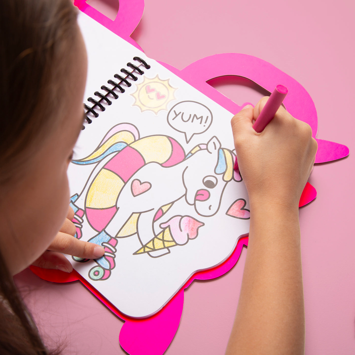 Super Colouring Book & Stickers - Lilly