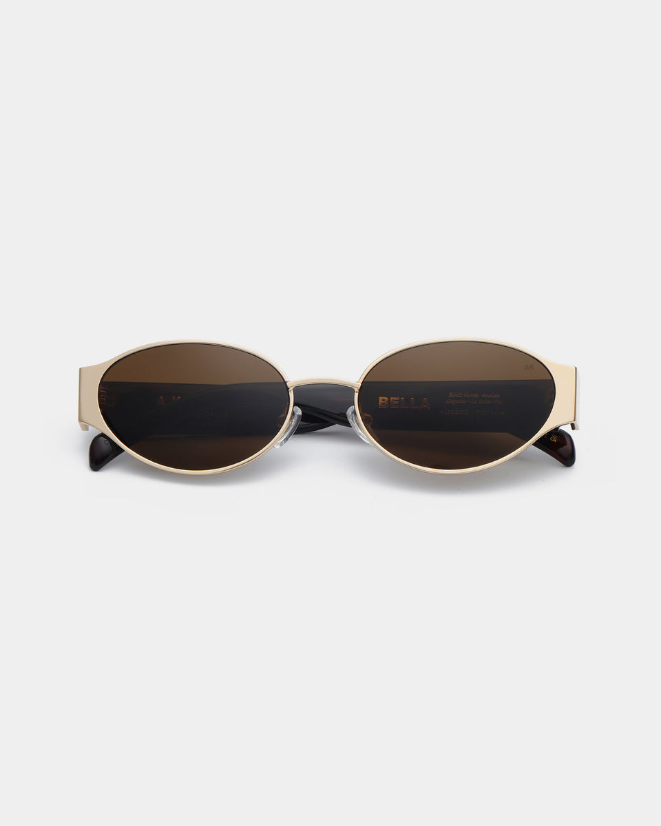 Bella Sunglasses - Gold Demi Tortoise