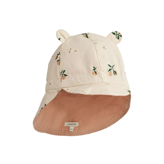 Gorm Reversible Sun Hat ￼- Peach Seashell / Pale Tuscany