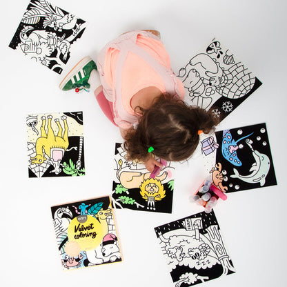 Velvet Colouring - Animals