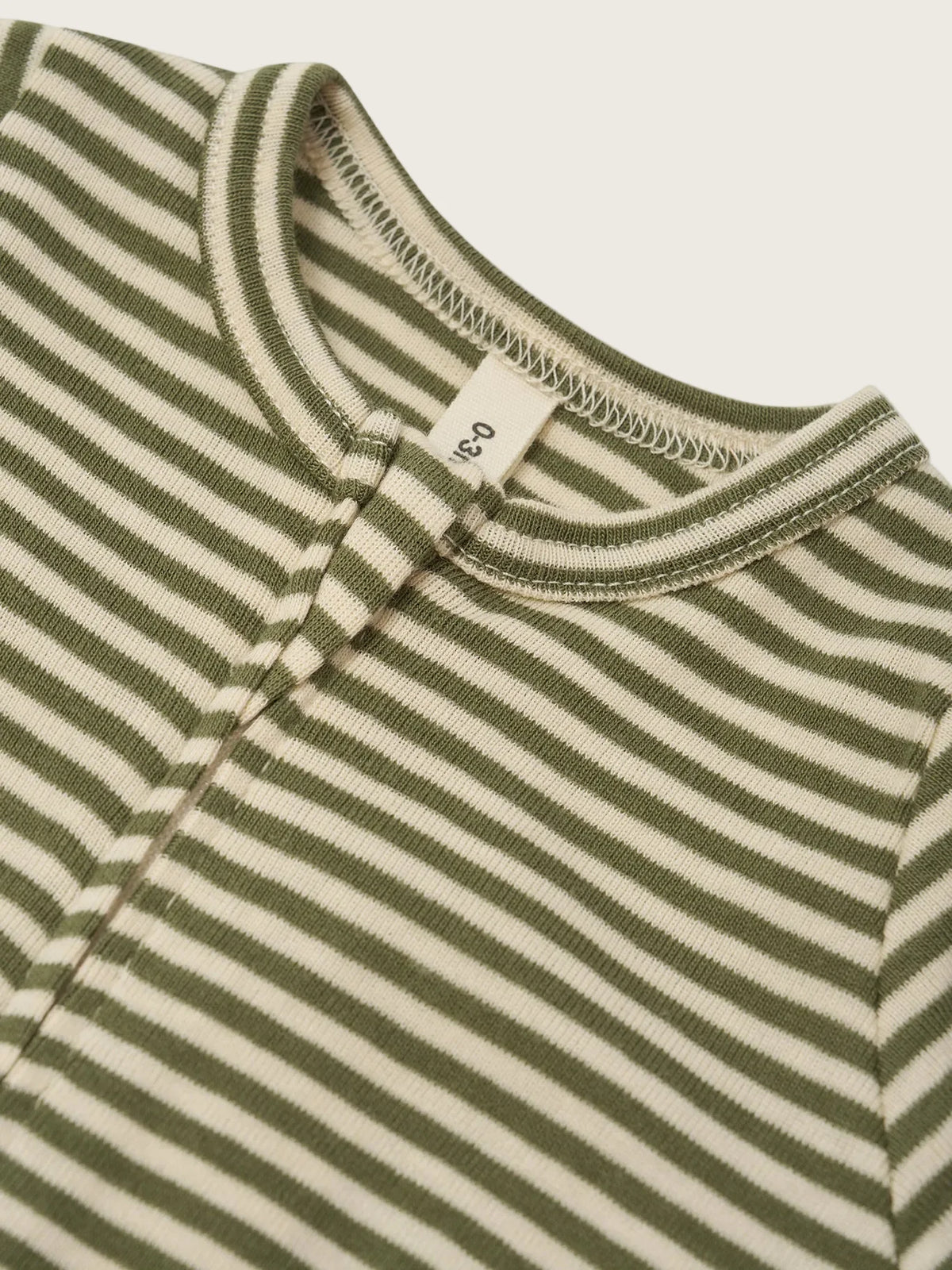 Fern Stripes Zip Sleepsuit